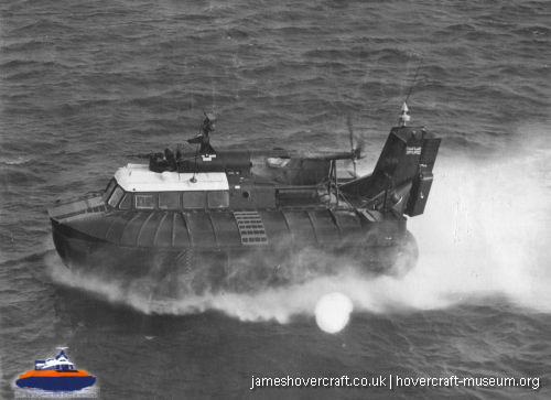 SRN5 in the Tropics -  (credit: The <a href='http://www.hovercraft-museum.org/' target='_blank'>Hovercraft Museum Trust</a>).